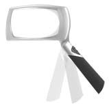 Folding Rectangular LED Magnifier