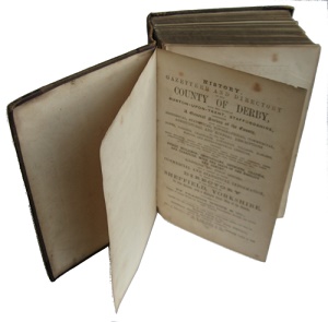 Francis White 1857 Directory of Derbyshire and Sheffield