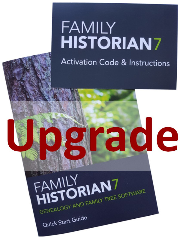 Family Historian version 7 UPGRADE