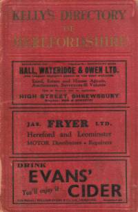 Kellys Directory of Herefordshire 1937