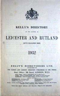 Kelly's Directory of Leicestershire and Rutland 1932