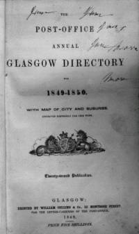 Glasgow Post Office Directory for 1849-50