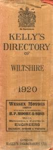 Kellys Directory of Wiltshire, 1920