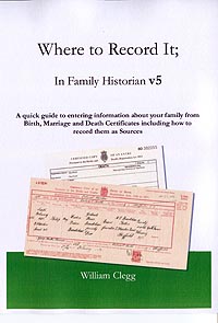 Where to Record It: In Family Historian 5