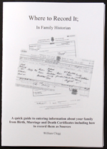 Where to Record It: In Family Historian 3