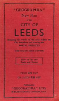 Geographia Street Plan of the City of Leeds ca 1937