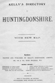 Kelly's Directory of Huntingdonshire 1898