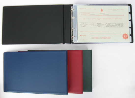 A4 Standard Landscape binder Click to view the My History website and view the full details for the Binders