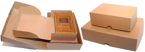 Clamshell Design Archive Storage Boxes