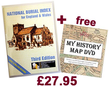 Click to view the My History website and view the full details for the National Burial Index 3