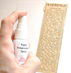 Paper Preservation Spray Paper Preservation Spray