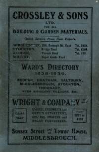 Ward's Directory of Redcar, Middlesbrough, Stockton &c, 1938-9