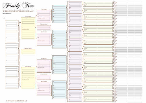 10 Generation Genealogy Chart