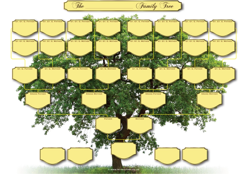 Family Chart - 5 Generations