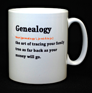 China Genealogy Fun Mug - Art of Tracing - SECONDS