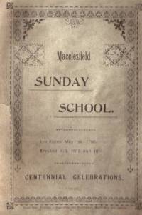 Macclesfield Sunday School Centennial Celebrations Brochure 1896