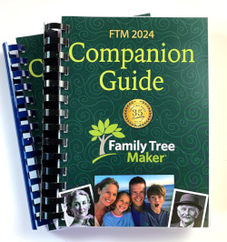 Companion Guide for Family Tree Maker 2024 - Comb Bound - SECONDS