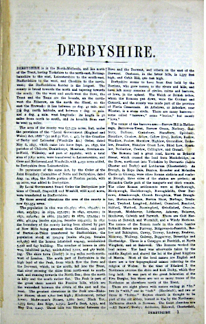 Kelly's Directory of Derbyshire 1900