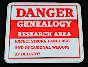 Danger Genealogy Mouse Mat