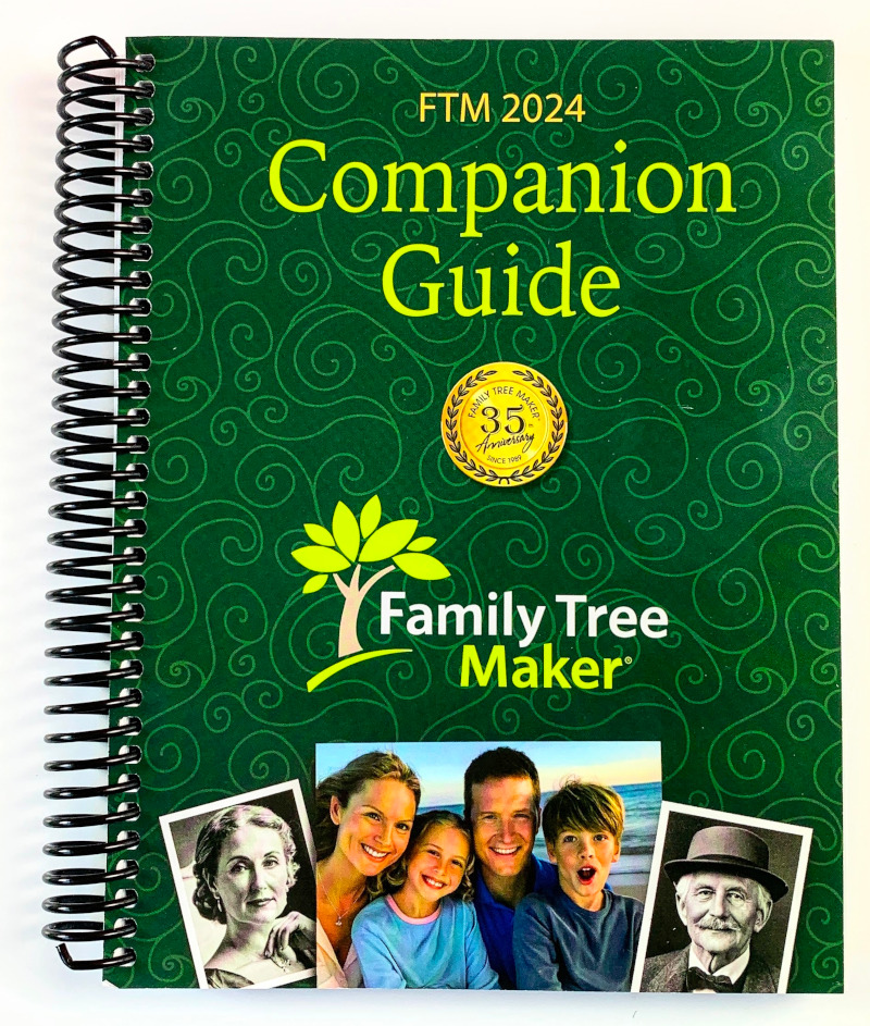 Companion Guide for Family Tree Maker 2024 - Spiral Bound - SECONDS