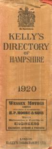 Kellys Directory of Hampshire & The Isle of Wight 1920