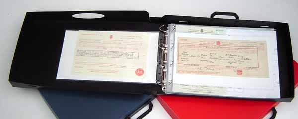 Family History Deluxe Certificate Binder Archive Quality