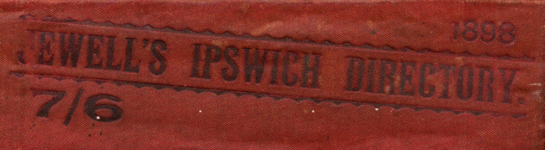 Jewell's Ipswich Directory 1898