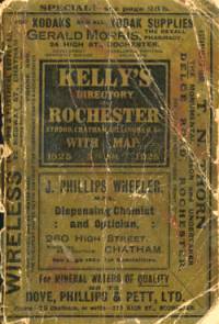 Kellys Directory of Rochester, Strood, Chatham, Gillingham &c, 1925