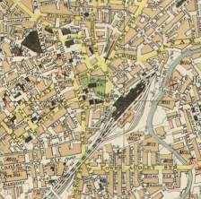 Bacons Large Scale Plan of Blackburn Circa 1933