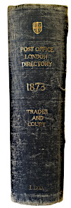 Post Office London Directory 1873 Trades & Courts