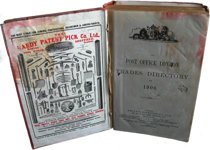 Kelly's Post Office London Trades Directory 1906