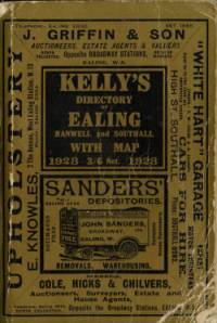 Kelly’s Directory of Ealing, Hanwell and Southall, 1928