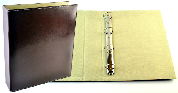 A4 Portrait Leather Effect Binder