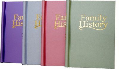 Family History Springback Binder - Pastel Shade