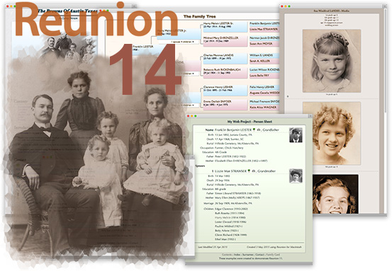 Reunion 14 - Family Tree Program - Download