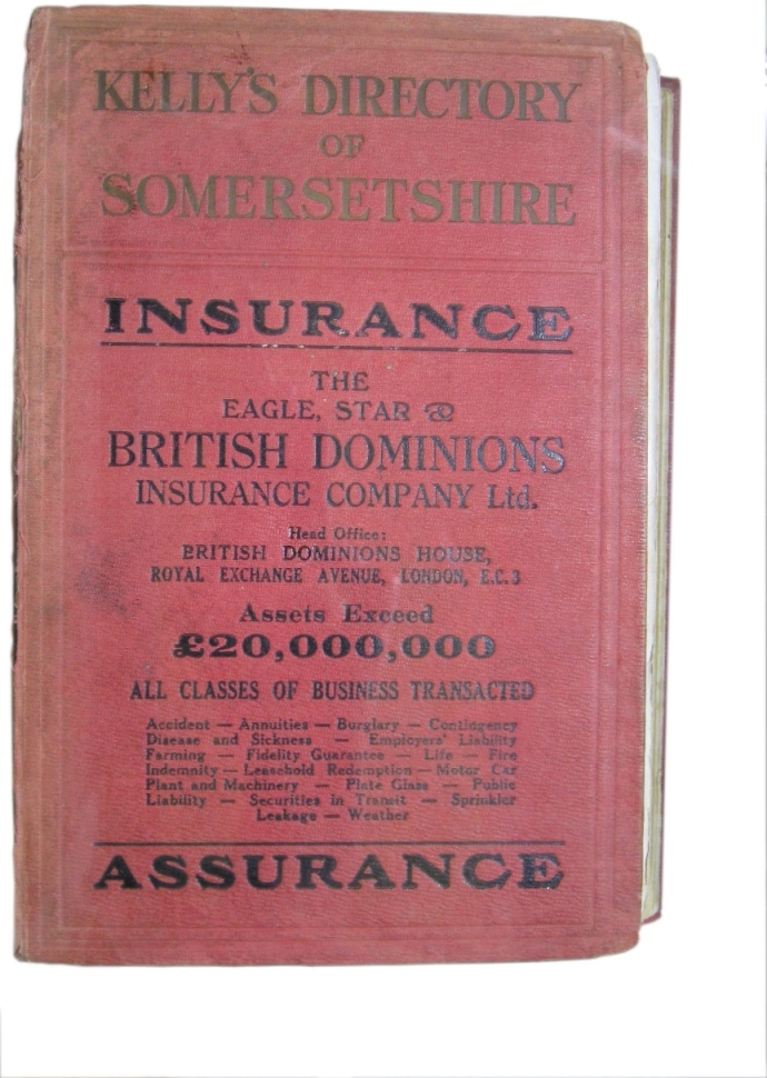 Kelly's Directory of Somersetshire 1923