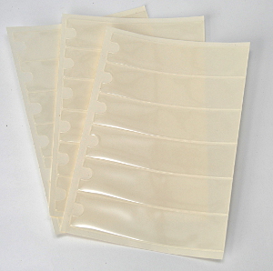 Self-Adhesive Slim Binder Spine Label Holders (Pack of 12)
