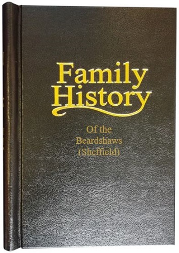 Personalised Gold Block Printed Family History Springback Binder