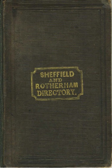 Rodgers 1841 Sheffield & Rotherham Directory