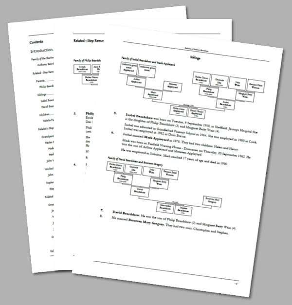 Create a Book from your Gedcom file