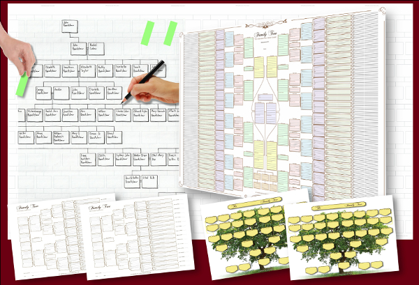 Family Tree Charts Pack 2