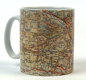 Personalised Mug - Old Map