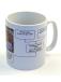 Two Child Single Parent Family Tree Mug With Your Up-loaded Picture - view 2
