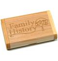 Family History USB Storage in Wood Presentation  Box - view 3