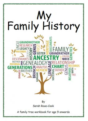 Kids family tree book