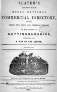 Slater's Royal National Commercial Directory of Nottinghamshire 1857