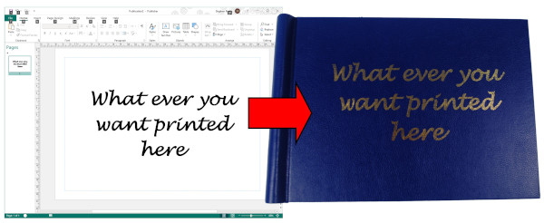 Landscape A4 Springback Book Binder - Plain