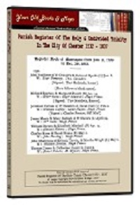 PARISH REGISTER OF THE HOLY & UNDIVIDED TRINITY IN THE CITY OF CHESTER 1532 - 1837